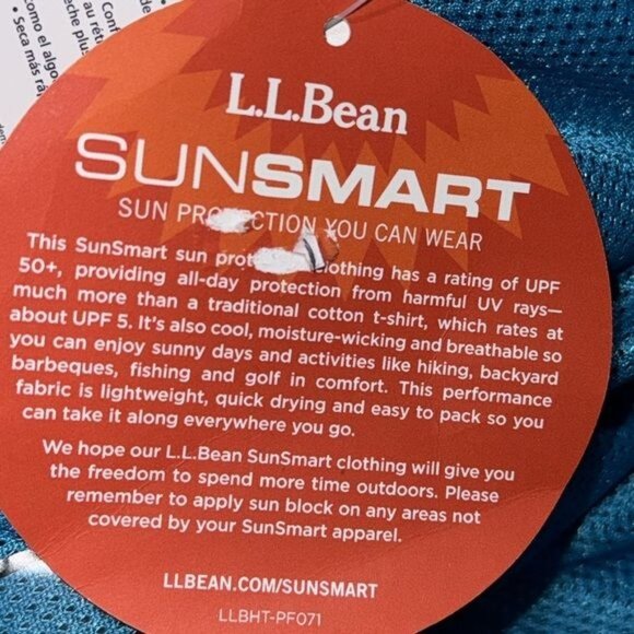L.L.Bean SunSmart Womens Blue UPF 50+ Swim Shorts With Mesh Lining & Pockets M R - Picture 6 of 9
